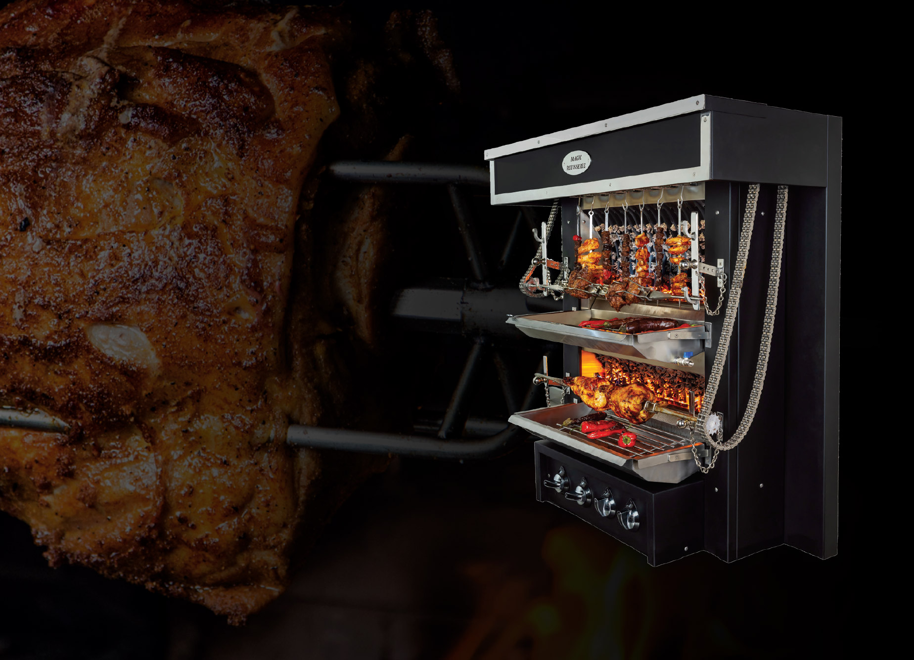 MAGIC ROTISSERIE IZGARALAR GAZLI